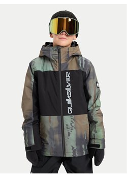 Quiksilver Kurtka snowboardowa Side Hit Block EQBTJ03218 Khaki Regular Fit ze sklepu MODIVO w kategorii Kurtki chłopięce - zdjęcie 188918897