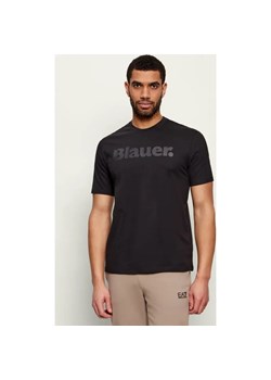 BLAUER T-shirt BOURN | Slim Fit ze sklepu Gomez Fashion Store w kategorii T-shirty męskie - zdjęcie 188921297