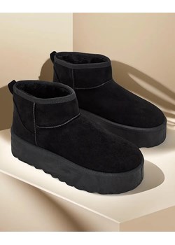 Royalfashion Krótkie buty a'la śniegowce damskie Alalla ze sklepu royalfashion.pl w kategorii Śniegowce damskie - zdjęcie 188921387