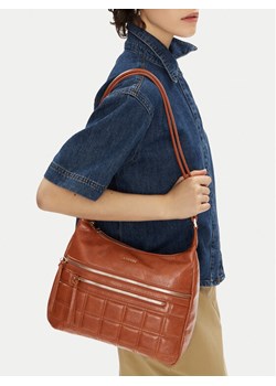 Torebka Lasocki C-LSK-L-010-08 Brązowy ze sklepu eobuwie.pl w kategorii Listonoszki - zdjęcie 188921648