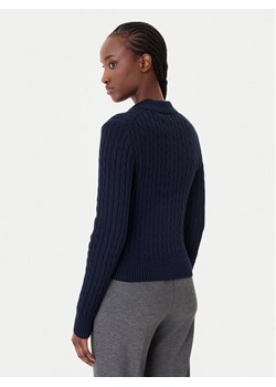 Polo Ralph Lauren Kardigan 211971881501 Granatowy Slim Fit ze sklepu MODIVO w kategorii Swetry damskie - zdjęcie 188923509