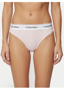 Calvin Klein Underwear Stringi LV00QF8518 Różowy ze sklepu MODIVO w kategorii Majtki damskie - zdjęcie 188923548