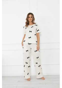 Piżama damska krótki rękaw, długie spodnie Figaro ze sklepu italianfashion w kategorii Piżamy damskie - zdjęcie 188924986