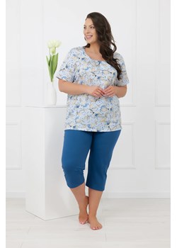 Piżama damska krótki rękaw, 3/4 spodnie Samoa ze sklepu italianfashion w kategorii Piżamy damskie - zdjęcie 188927378