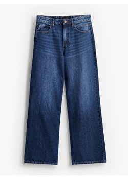 Mohito - Jeansy wide leg - granatowy ze sklepu Mohito w kategorii Jeansy damskie - zdjęcie 188928507