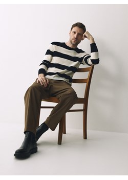 Reserved - Sweter z wełny merino - granatowy ze sklepu Reserved w kategorii Swetry męskie - zdjęcie 188929465