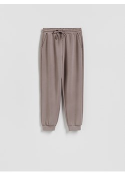 Reserved - Joggery z modalem - brązowy ze sklepu Reserved w kategorii Spodnie damskie - zdjęcie 188929887