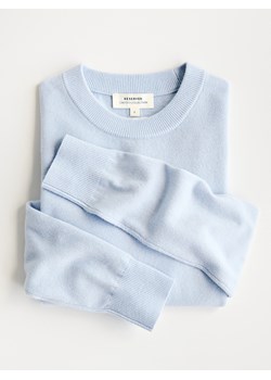 Reserved - Sweter z wełny merino - jasnoniebieski ze sklepu Reserved w kategorii Swetry damskie - zdjęcie 188929989