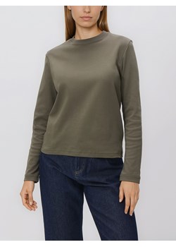 Reserved - Longsleeve z merceryzowanej bawełny - jasny zielony ze sklepu Reserved w kategorii Bluzki damskie - zdjęcie 188930117