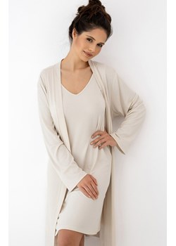 Sensis koszula nocna i szlafrok damski Julienne, Kolor jasnobeżowy, Rozmiar XS, SENSIS ze sklepu Intymna w kategorii Koszule nocne - zdjęcie 188932945