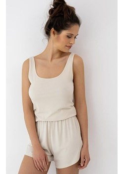Sensis krótka piżama damska Lumi, Kolor jasnobeżowy, Rozmiar S, SENSIS ze sklepu Intymna w kategorii Piżamy damskie - zdjęcie 188932947