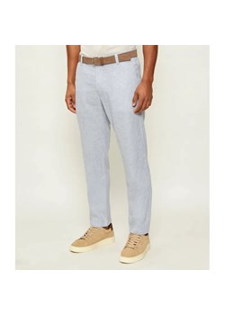 BOSS ORANGE Lniane spodnie chino Sanderson-L-3 | Regular Fit ze sklepu Gomez Fashion Store w kategorii Spodnie męskie - zdjęcie 188934025