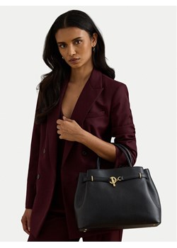 Torebka LAUREN RALPH LAUREN 431P03417002 Czarny ze sklepu eobuwie.pl w kategorii Kuferki - zdjęcie 188934187