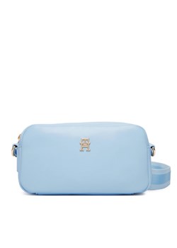 Torebka Tommy Hilfiger Th Essential Camera Bag AW0AW18370 Błękitny ze sklepu eobuwie.pl w kategorii Listonoszki - zdjęcie 188934299