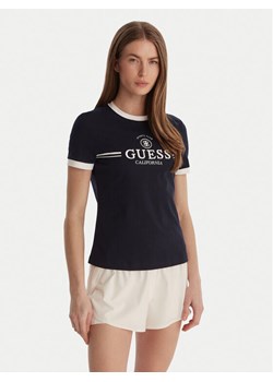 Guess T-Shirt V6GI08 K2975 Granatowy Regular Fit ze sklepu MODIVO w kategorii Bluzki damskie - zdjęcie 188935169