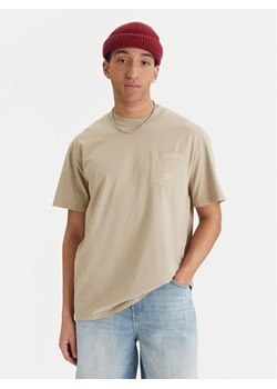 Quiksilver T-Shirt Oxni EQYKT04413 Beżowy Comfort Fit ze sklepu MODIVO w kategorii T-shirty męskie - zdjęcie 188935395