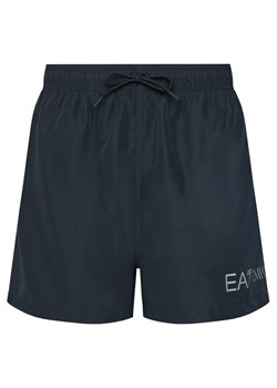 EA7 Emporio Armani Szorty kąpielowe 7M002000 AF13049 MC026 Czarny Regular Fit ze sklepu MODIVO w kategorii Kąpielówki - zdjęcie 188935437