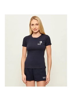 EA7 T-shirt | Slim Fit ze sklepu Gomez Fashion Store w kategorii Bluzki damskie - zdjęcie 188937348