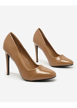 Royalfashion Brązowe czółenka na szpilce Retogasa ze sklepu royalfashion.pl w kategorii Czółenka - zdjęcie 188938415