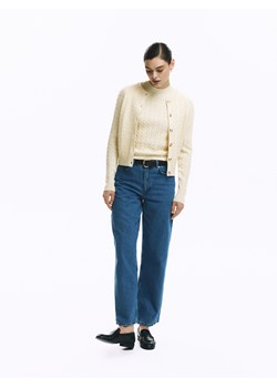 Reserved - Sweter z wełną i dodatkiem kaszmiru - złamana biel ze sklepu Reserved w kategorii Swetry damskie - zdjęcie 188939386