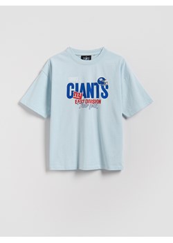 Reserved - T-shirt New York Giants - jasnoniebieski ze sklepu Reserved w kategorii T-shirty chłopięce - zdjęcie 188939535