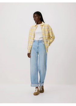 Reserved - Koszula w kratę - jasnożółty ze sklepu Reserved w kategorii Bluzki damskie - zdjęcie 188939576