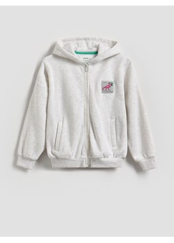 Reserved - Bluza oversize z kapturem - jasnoszary ze sklepu Reserved w kategorii Bluzy chłopięce - zdjęcie 188939825