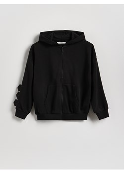 Reserved - Bluza oversize z kapturem - czarny ze sklepu Reserved w kategorii Bluzy chłopięce - zdjęcie 188939827