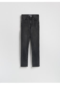 Reserved - Jeansy slim fit high waist - czarny ze sklepu Reserved w kategorii Jeansy damskie - zdjęcie 188939927