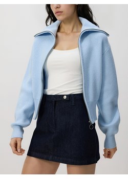 Reserved - Kardigan z zapięciem na zamek - jasnoniebieski ze sklepu Reserved w kategorii Swetry damskie - zdjęcie 188940186