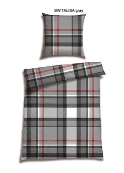 Schiesser Komplet pościeli flanelowej "Talisa" w kolorze szarym ze sklepu Limango Polska w kategorii Pościele - zdjęcie 188941847