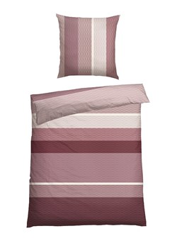 Schiesser Komplet pościeli renforcé "Endy" w kolorze biało-fioletowym ze sklepu Limango Polska w kategorii Pościele - zdjęcie 188941926