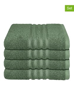 Schiesser Ręczniki (4 szt.) "Milano" w kolorze zielonym do rąk ze sklepu Limango Polska w kategorii Ręczniki - zdjęcie 188942119