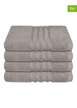Schiesser Ręczniki (4 szt.) "Milano" w kolorze jasnoszarym do rąk ze sklepu Limango Polska w kategorii Ręczniki - zdjęcie 188942128