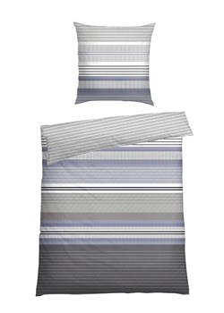 Schiesser Komplet pościeli flanelowej "Pino" w kolorze szarym ze sklepu Limango Polska w kategorii Pościele - zdjęcie 188942369