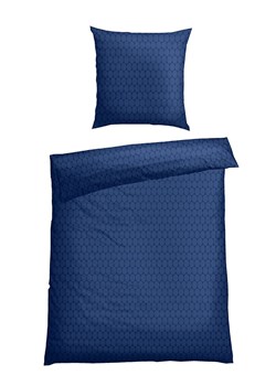 Schiesser Komplet pościeli flanelowej "Drops" w kolorze niebieskim ze sklepu Limango Polska w kategorii Pościele - zdjęcie 188942378