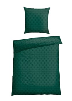 Schiesser Komplet pościeli flanelowej "Drops" w kolorze zielonym ze sklepu Limango Polska w kategorii Pościele - zdjęcie 188942385