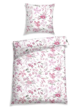 Schiesser Komplet pościeli renforcé "Fiora" w kolorze biało-jasnoróżowym ze sklepu Limango Polska w kategorii Pościele - zdjęcie 188942456