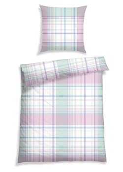 Schiesser Komplet pościeli renforcé "Colin" w kolorze jasnoróżowo-zielonym ze sklepu Limango Polska w kategorii Pościele - zdjęcie 188942458