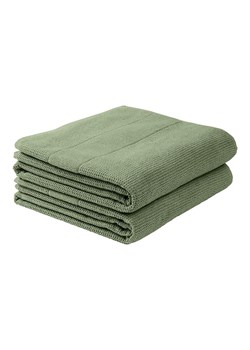 Schiesser Ręczniki prysznicowe (2 szt.) "Turin" w kolorze zielonym ze sklepu Limango Polska w kategorii Ręczniki - zdjęcie 188942549