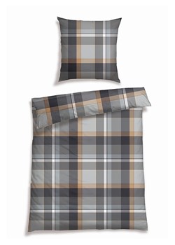 Schiesser Komplet pościeli flanelowej "Owain" w kolorze szarym ze sklepu Limango Polska w kategorii Pościele - zdjęcie 188942629