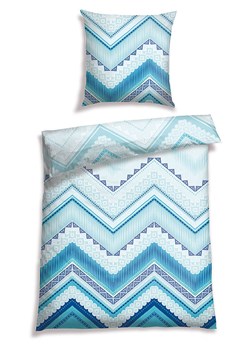 Schiesser Komplet pościeli renforcé "Aria" w kolorze niebieskim ze sklepu Limango Polska w kategorii Pościele - zdjęcie 188942655