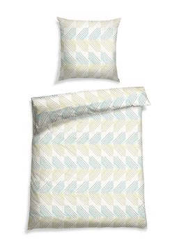 Schiesser Komplet pościeli renforcé "Kaja" w kolorze zielonym ze sklepu Limango Polska w kategorii Pościele - zdjęcie 188942685