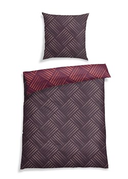 Schiesser Komplet pościeli renforcé "Mads" w kolorze fioletowym ze sklepu Limango Polska w kategorii Pościele - zdjęcie 188942719