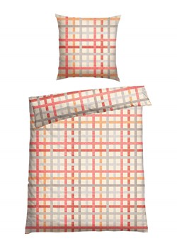 Schiesser Komplet pościeli renforcé "Luiza" w kolorze brzoskwiniowym ze sklepu Limango Polska w kategorii Pościele - zdjęcie 188942749