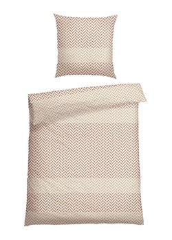 Schiesser Komplet pościeli renforcé "Maribel" w kolorze szarobrązowym ze sklepu Limango Polska w kategorii Pościele - zdjęcie 188942757