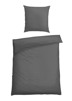 Schiesser Komplet pościeli satynowej "Ella" w kolorze ciemnoszarym ze sklepu Limango Polska w kategorii Pościele - zdjęcie 188943037
