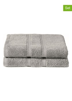 Schiesser Ręczniki (2 szt.) "Las Palmas" w kolorze jasnoszarym do rąk ze sklepu Limango Polska w kategorii Ręczniki - zdjęcie 188943125