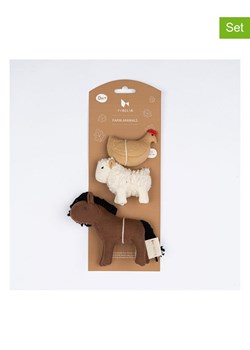 FABELAB Maskotki (3 szt.) "Pocket Friend - Farm Animals" - 0+ ze sklepu Limango Polska w kategorii Zabawki - zdjęcie 188943297