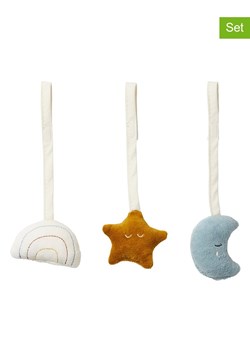 FABELAB 3-częściowy zestaw "Moonbeam" w kolorze biało-brązowym - 0+ ze sklepu Limango Polska w kategorii Zabawki - zdjęcie 188943368